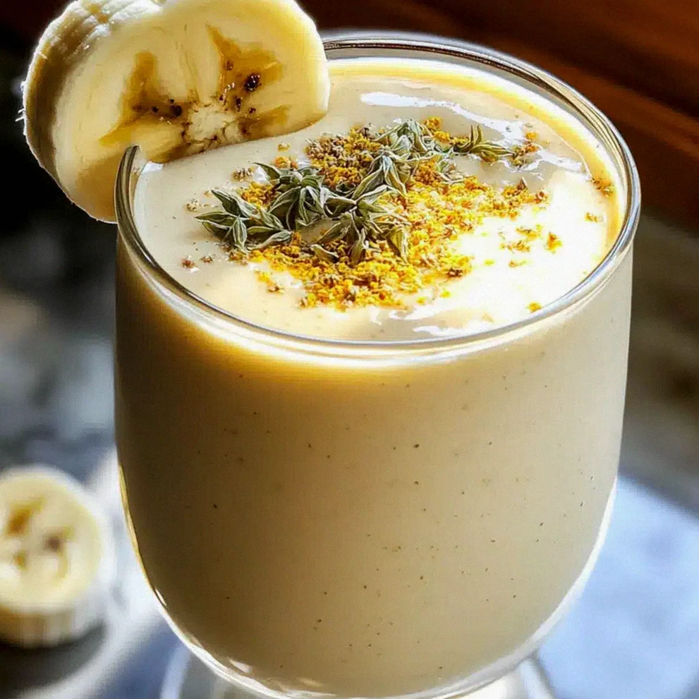 Bananenkamille Tee Smoothie für Entspannung und Genuss