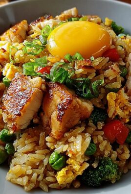 Bratreis mit Hähnchen