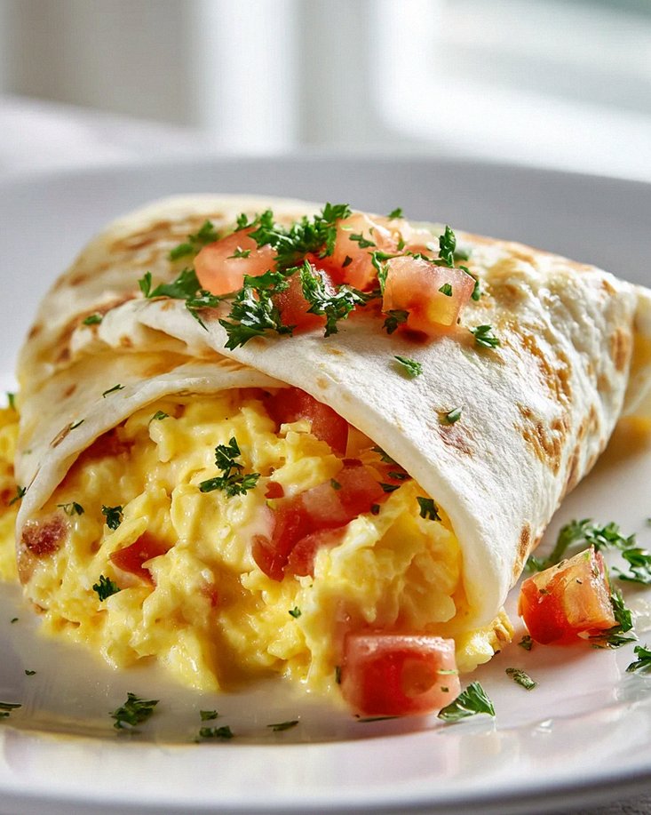 Creamy Breakfast Wrap with Egg and Cheese Magic – Schritt 1