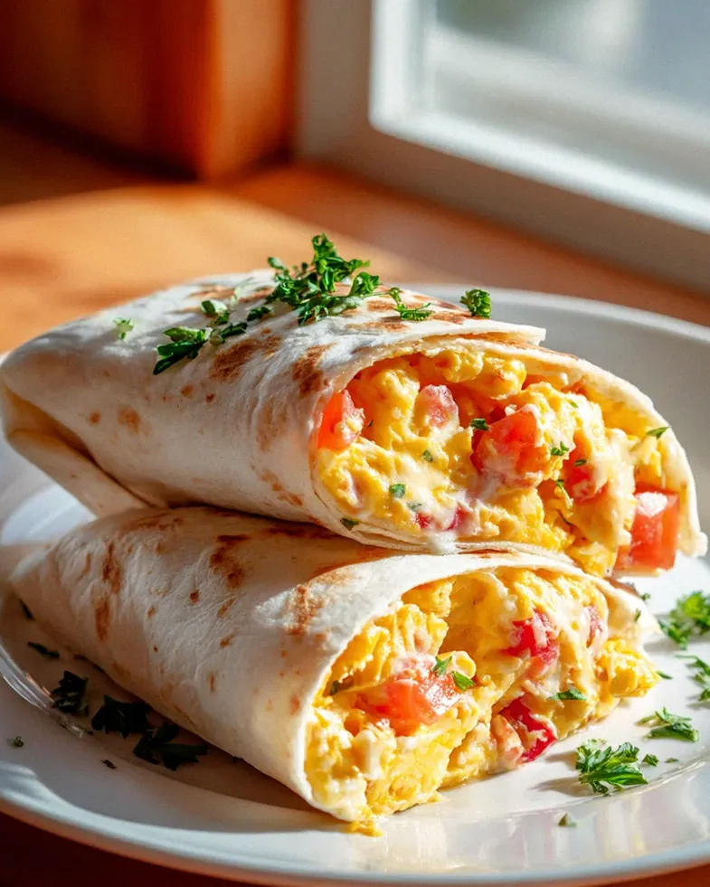 Creamy Breakfast Wrap with Egg and Cheese Magic – Schritt 2