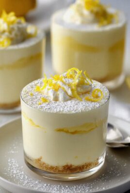 Cremige Zitronen Mousse Käsekuchen Törtchen – Ein Genuss!