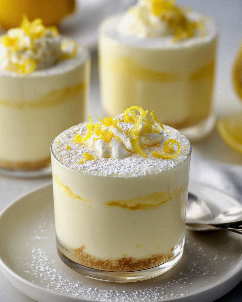 Cremige Zitronen Mousse Käsekuchen Törtchen – Ein Genuss!