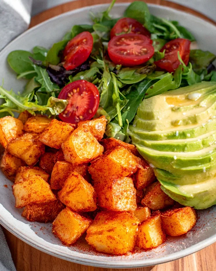 Crispy Oven Potato Salad Bowl – Quick & Delicious! – Schritt 1