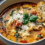 Crockpot Chicken Parmesan Soup – Herzhaft und einfach köstlich!