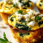Delicious Spinach Feta Egg Muffins