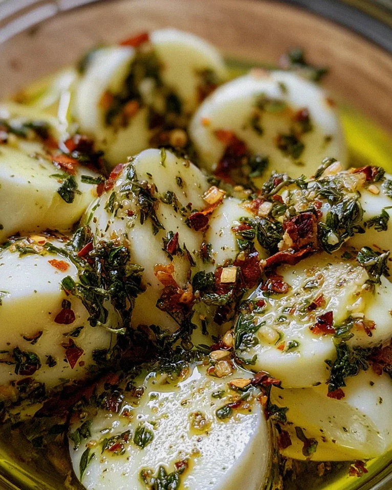 Eingelegter Mozzarella – Schritt 2