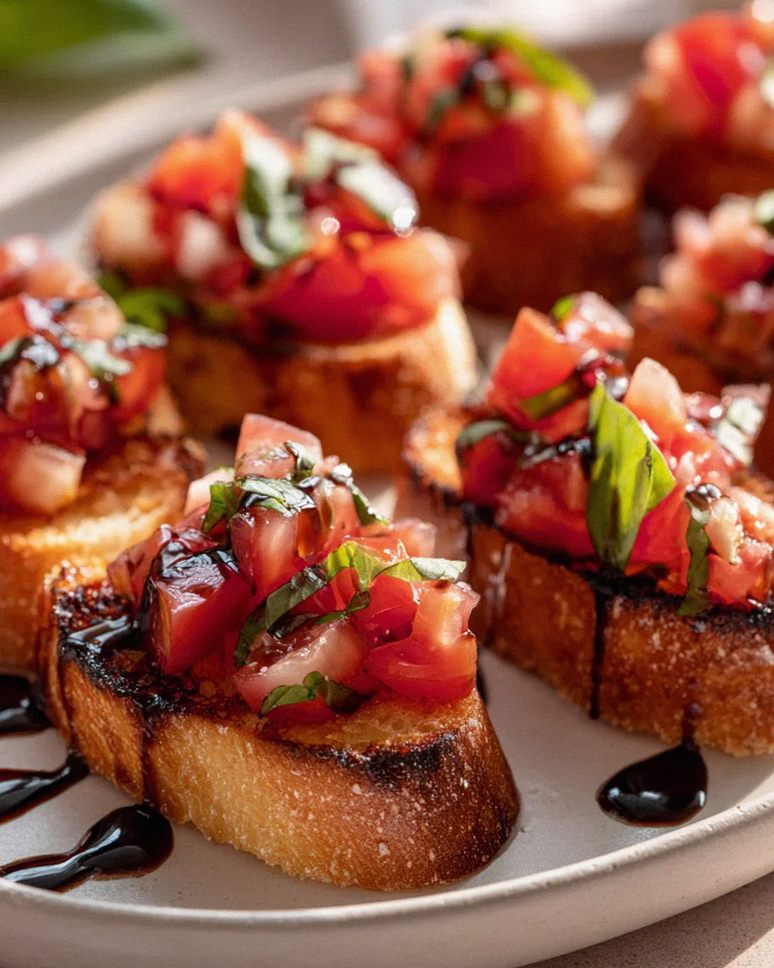 Frische Mini Bruschetta