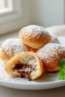 Gefüllte Quarkbällchen mit Nutella: Einfach, schnell & lecker!