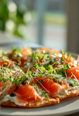Geräucherter Lachs Frühstücks-Flatbread – Perfekt für den Start!