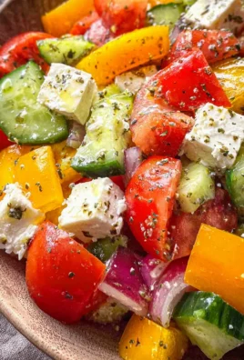 Griechischer Bauernsalat (einfaches Salat Rezept)