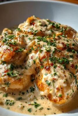 Hähnchenfilet in Frischkäse-Parmesan-Soße