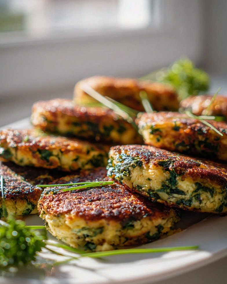Herzhafte Quark Patties: Spinat-Kräuter-Traum für Genießer – Schritt 2