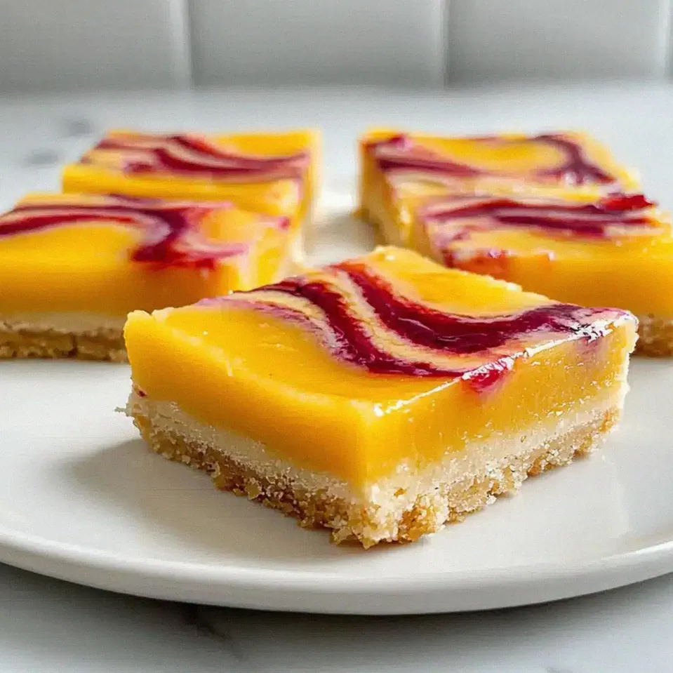 Himbeer-Mango-Riegel mit buttrigem Boden – Schritt 2