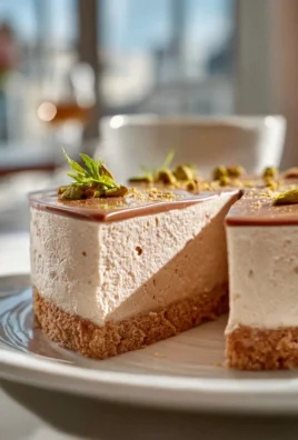 Himmlische Alkoholfreie Rinderbrühe Mousse Torte mit Biskuitboden