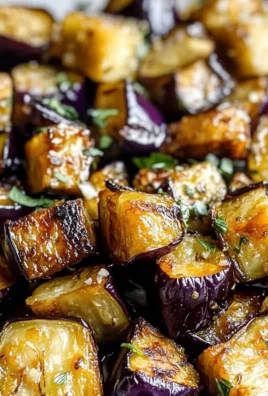 Knoblauch geröstete Aubergine: Einfach und lecker