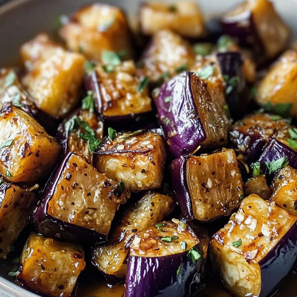 Knoblauch geröstete Aubergine: Einfach und lecker – Schritt 1