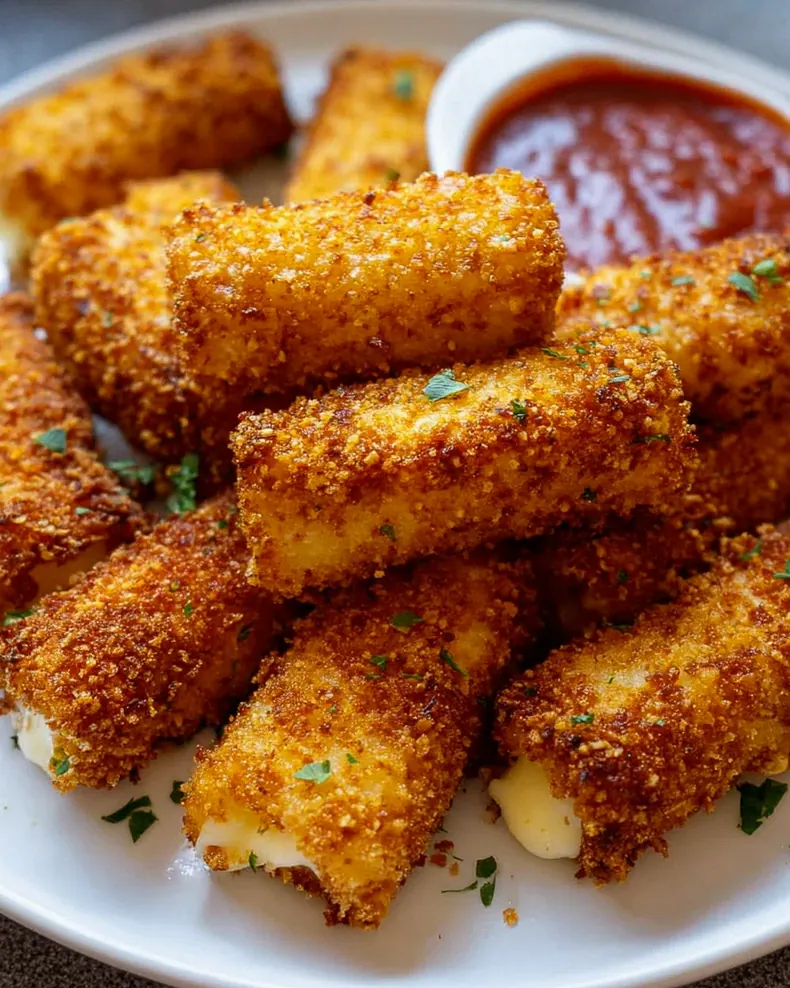 Knusprige Air Fryer Mozzarella Sticks – Einfach und Lecker! – Schritt 1
