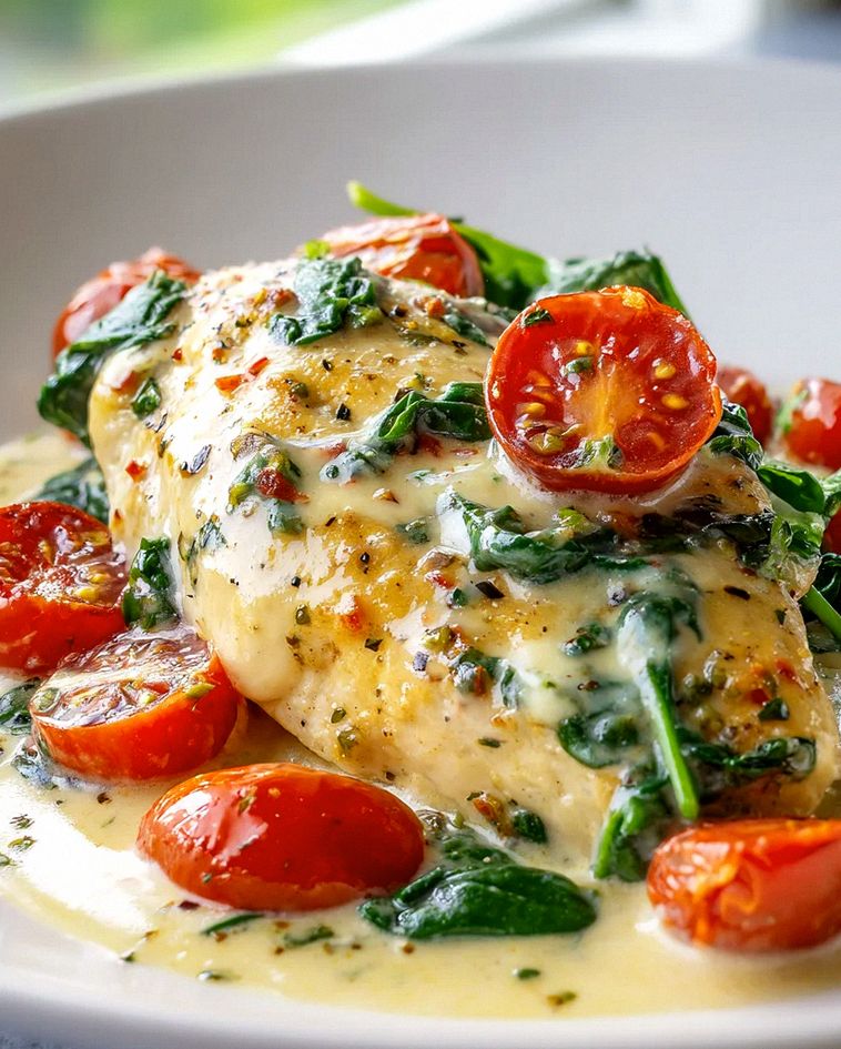 Köstliches Hähnchenfilet in cremiger Frischkäse-Parmesan-Soße – Schritt 1