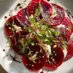 Kreatives Rote Bete Carpaccio