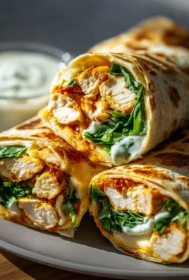 Krosse Air Fryer Chicken Mozzarella Wraps – Einfach Lecker!