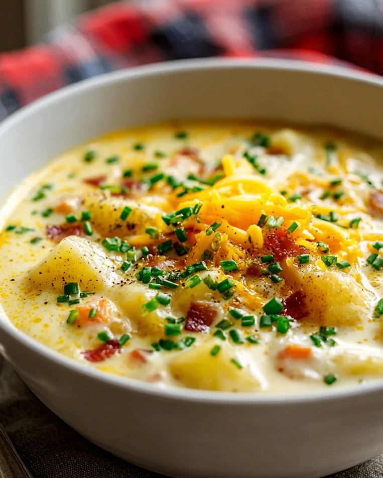 Leckere Loaded Baked Potato Soup für kalte Tage genießen! – Schritt 1
