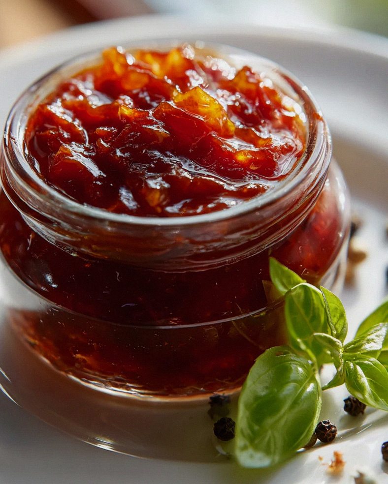 Leckeres Tomaten Chutney zum Einmachen für den Vorrat!