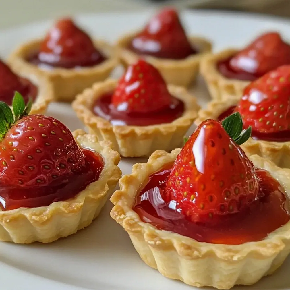 Mini Erdbeertörtchen mit buttrigem Kurzgebäck – Schritt 2