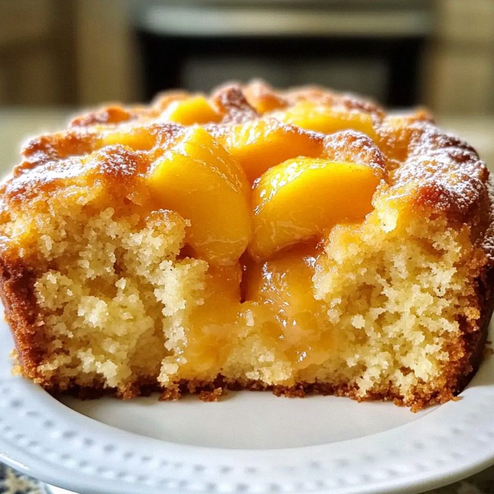 Pfirsich-Cobbler-Poundcake für jede Gelegenheit – Schritt 1