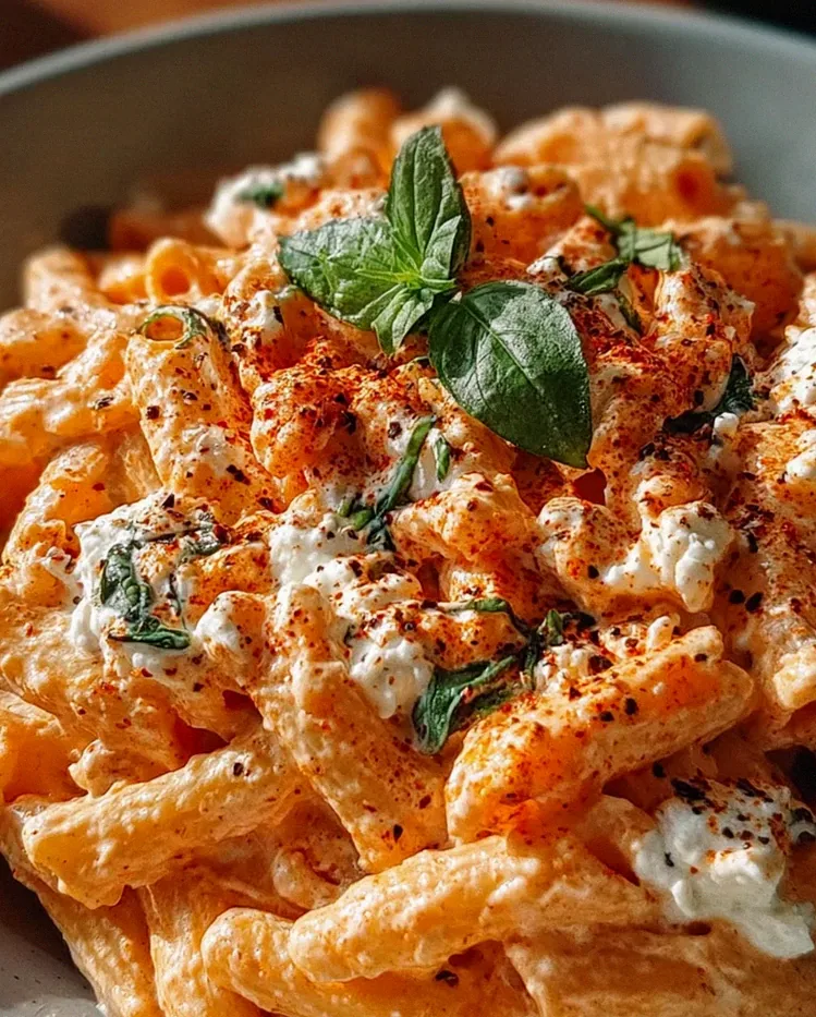 Protein Nudeln mit Hüttenkäse