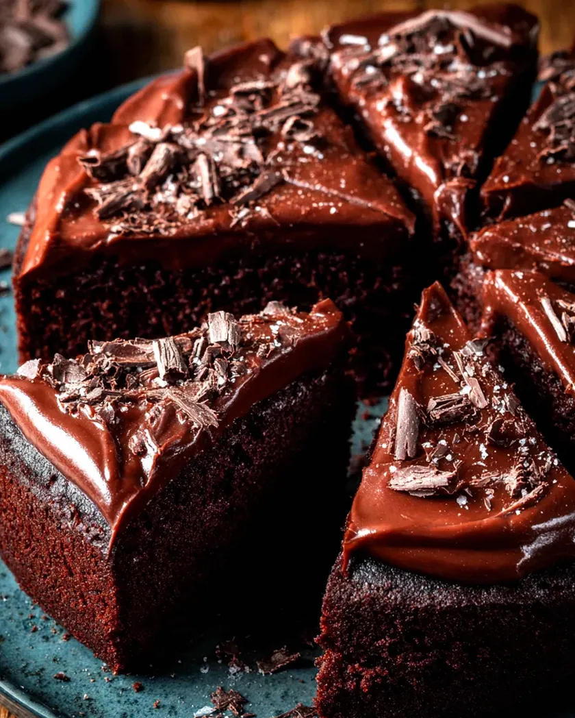 Saftiger, kleiner Schokoladenkuchen