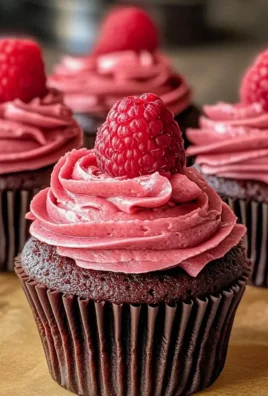 Schokoladen-Himbeer-Cupcakes für besondere Anlässe
