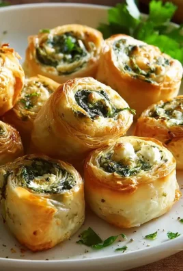 Spinat-Feta Mini Rolls: Unglaubliches Rezept für Snacks