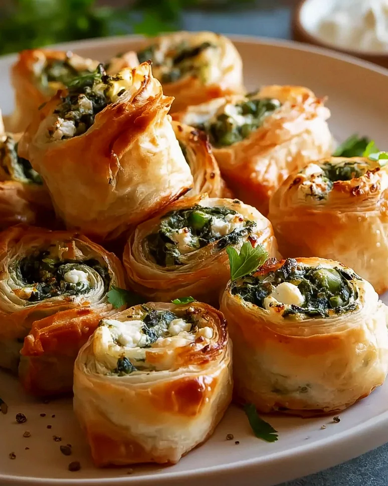 Spinat-Feta Mini Rolls: Unglaubliches Rezept für Snacks – Schritt 2