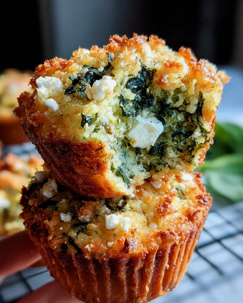 Spinat-Feta-Muffins mit doppelt Käse und Crunch – Schritt 2