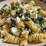 Spinat und Feta Pasta in nur 25 Minuten