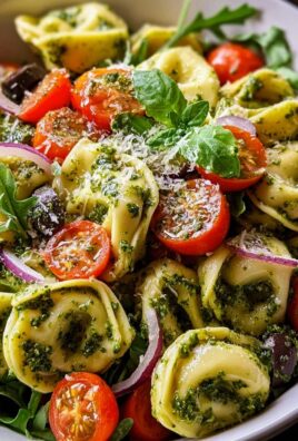 Tortellini-Salat mit Pesto