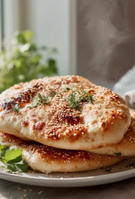 Vollkorn Naan Brot mit Sesam – Gesund und Lecker!
