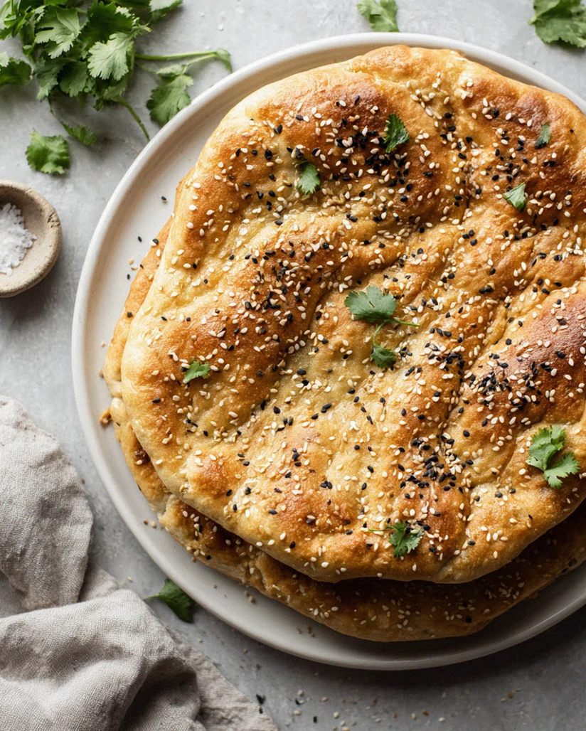 Vollkorn Naan Brot mit Sesam – Gesund und Lecker! – Schritt 2