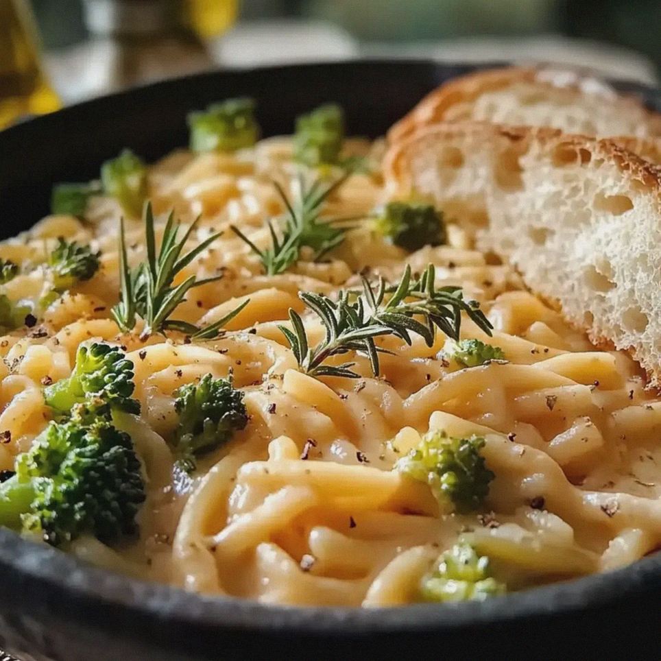 Wohlfühlgericht schnell zubereitet mit Orzo und Brokkoli
